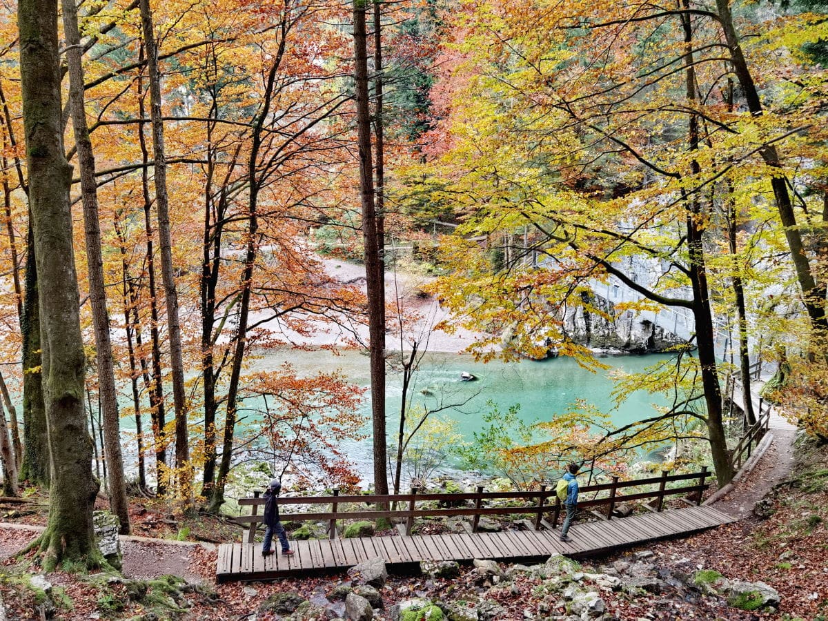 Kössen wandern im Herbst