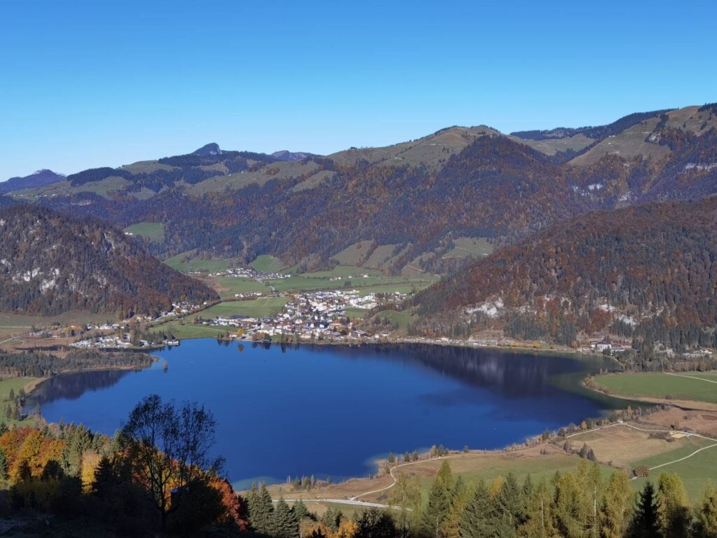 Wanderung Walchsee mit dem besten Blick auf den ganzen See!