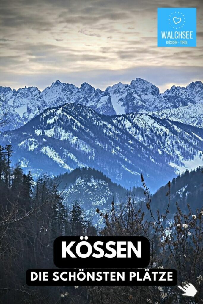 Kössen mit dem Kaisergebirge