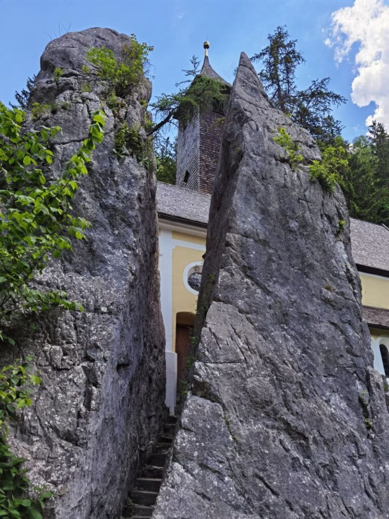 Klobenstein zwischen Schleching und Kössen in den Chiemgauer Alpen