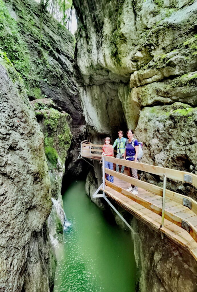 Bergseen Österreich mit zwei Klammen - besuch mal die Rappenlochschlucht & Alplochschlucht