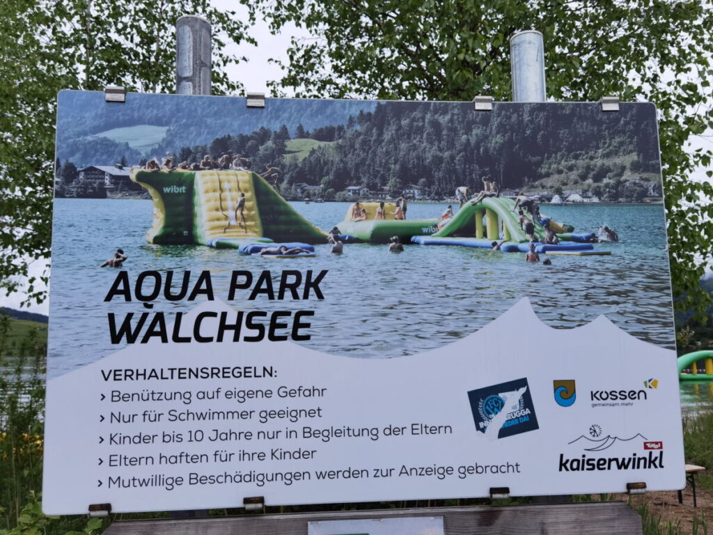 Diese Regeln gelten für den Aquapark Walchsee