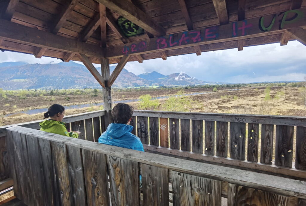 Kendlmühlfilzen Aussichtsturm - super Ausblick über das größte Hochmoor in Bayern