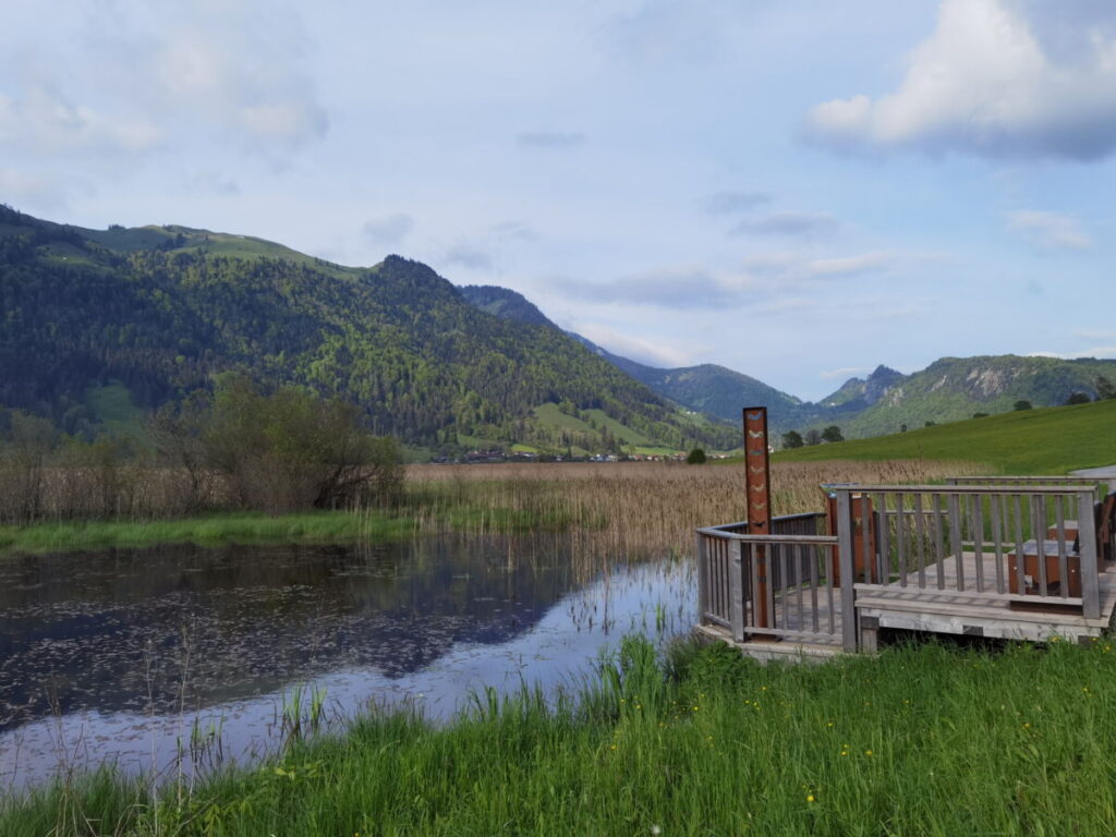 Schwemm Aussichtspunkt mit Rastbänken